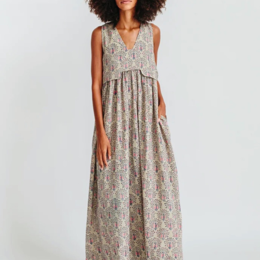 Mirth peacock maxi dress XL summer dress